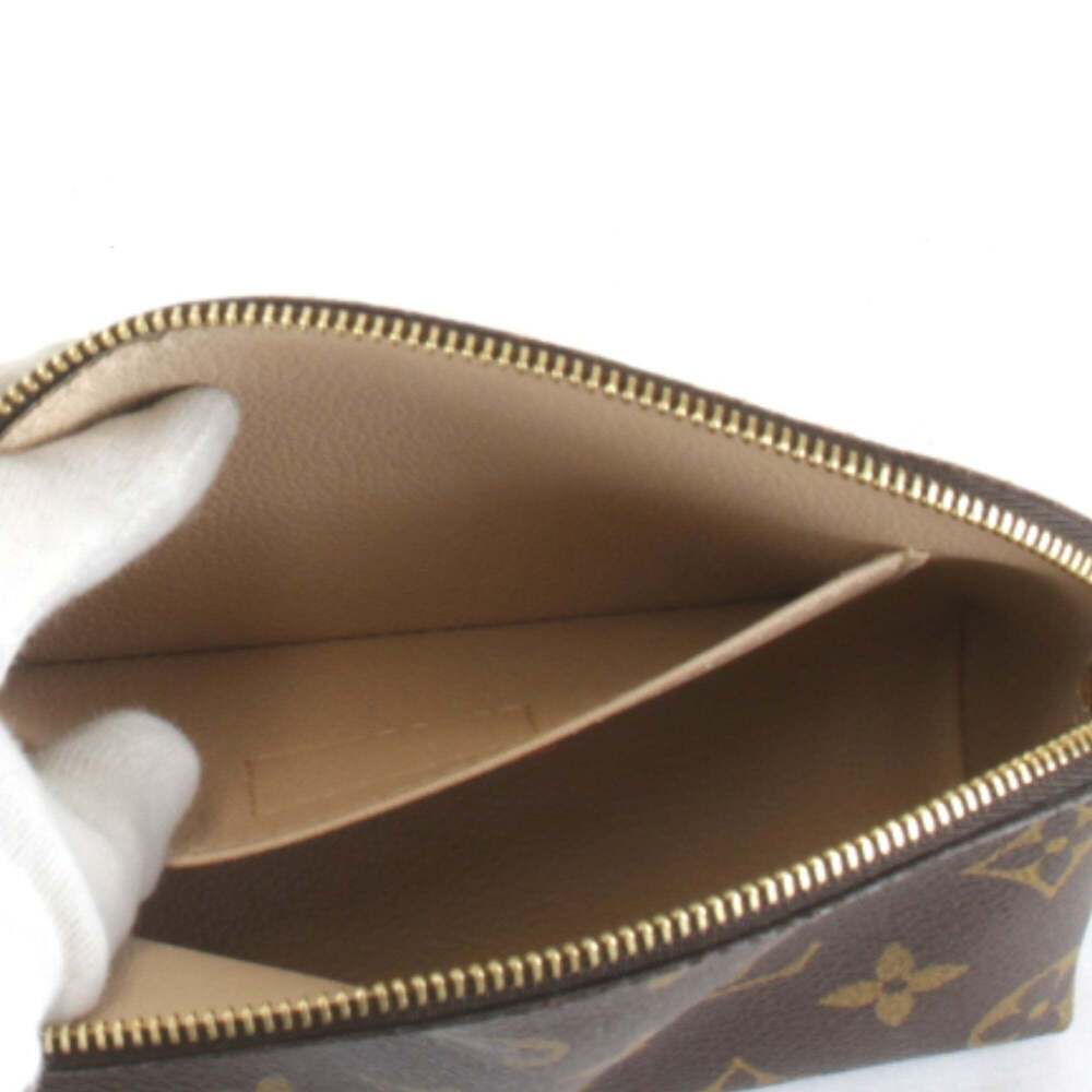 LOUIS VUITTON Brown Monogram Canvas Pochette Pouch - Picture 9 of 11